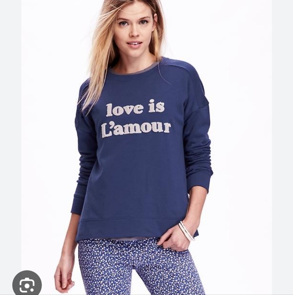 Old Navy Embroidered Patchwork Graphic Sweatshirt - Picture 4 of 6